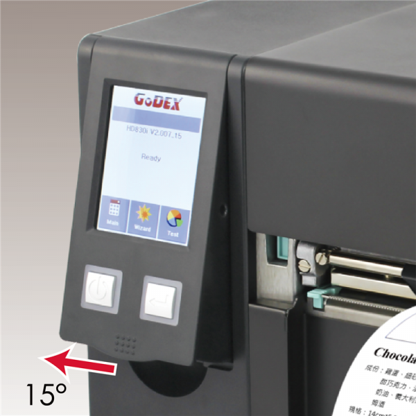 Godex HD 830i Drucker für breite Etiketten – Bild 2
